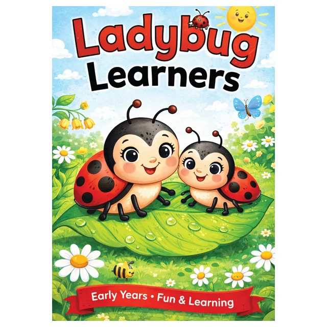 Ladybug Learners Booklet - Early Years, Literacy, alphabet, counting -Activities