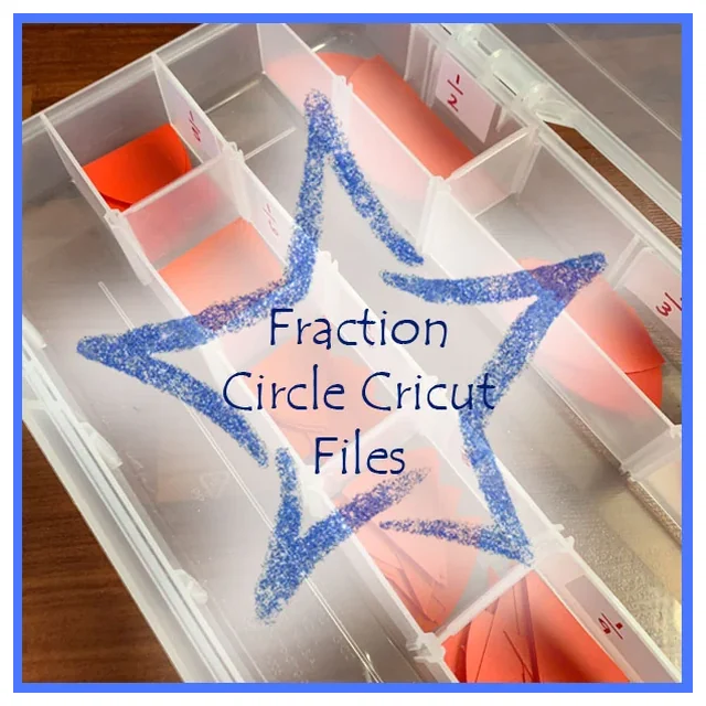 Montessori Fraction Circle Cricut (svg) Files