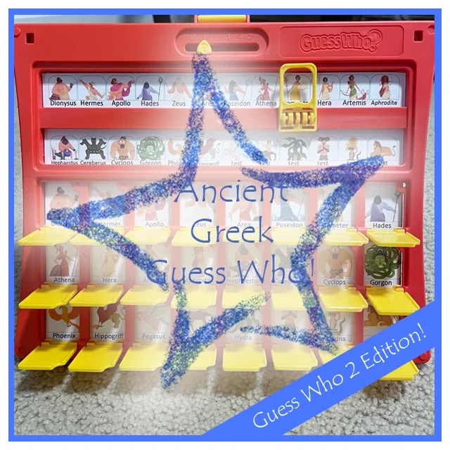 Ancient Greece Gods and Goddesses Guess Who Cards (New Edition)