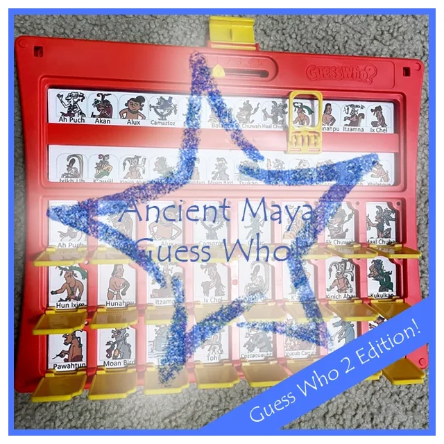 Ancient Maya Guess Who Cards! (New Edition)