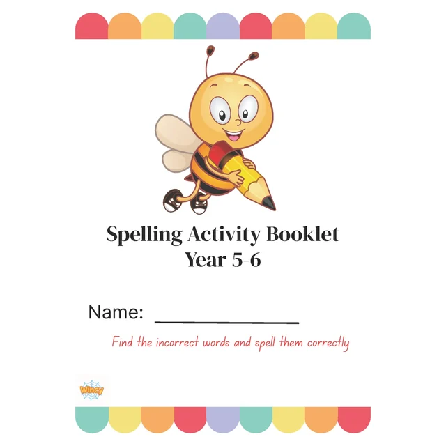 Spelling Activity Booklet for Grades 5 to 6