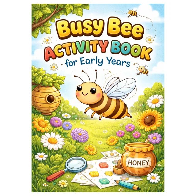 Busy Bees Booklet - Early Years Fast Finishers Activities - Maths - Writing