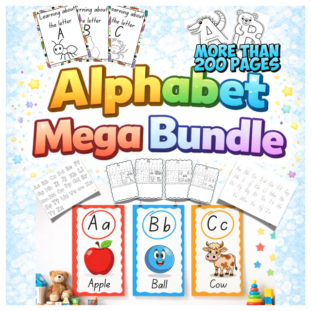 Alphabet Mega Bundle - Over 75% off for a limited time - Over 230 pages