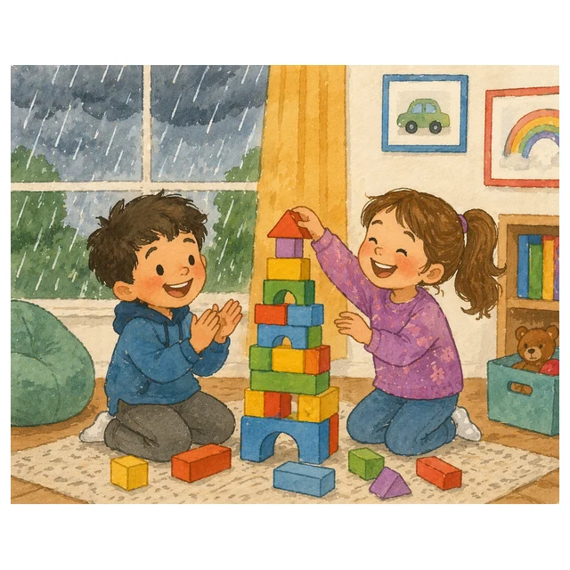Grade 1 to 2 Reading Comprehension Quiz - The Rainy Day - Supported Learning Quiz