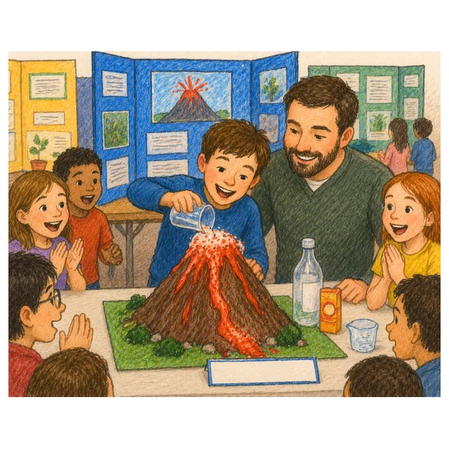 Grade 3 Reading Comprehension Quiz - The School Science Fair - Supported Learning Quiz