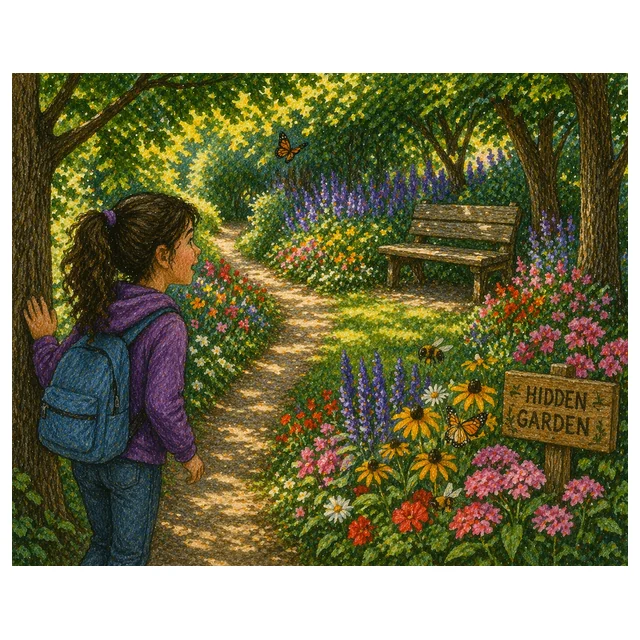 Grade 4 Reading Comprehension Quiz - The Hidden Garden - Supported Learning Quiz