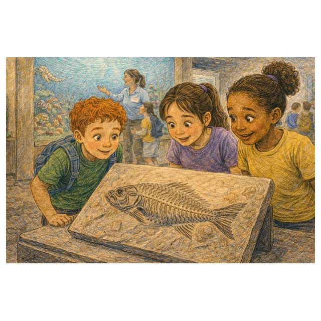 Grade 5 to 6 Reading Comprehension Quiz -  The Ancient Fossil - Supported Learning Quiz