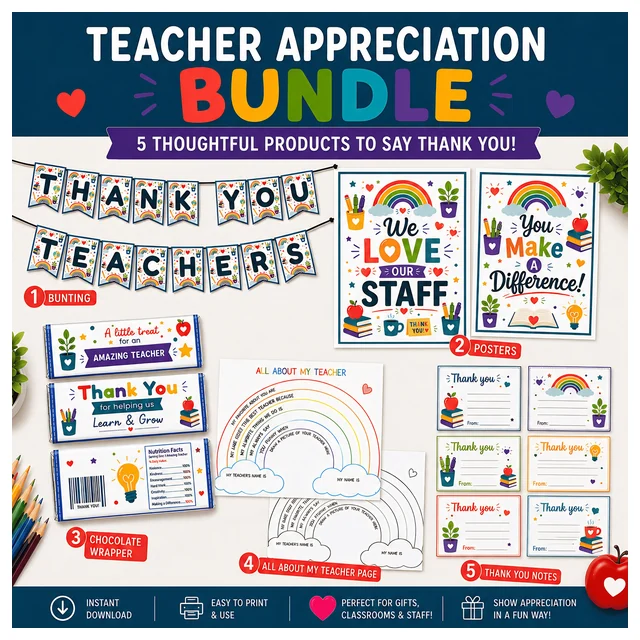 Teacher Appreciation Bundle