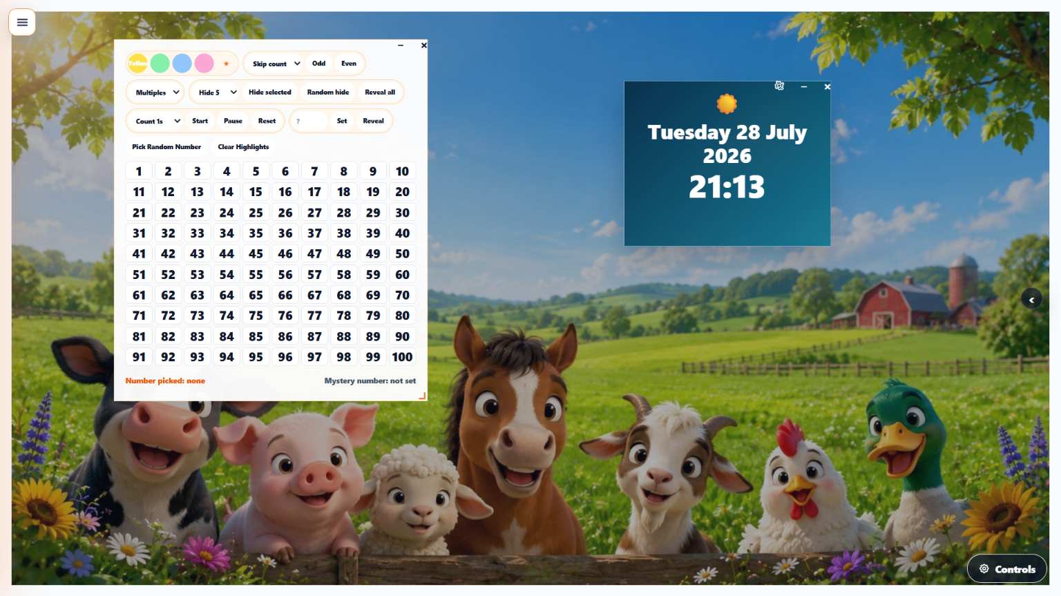 Classroom Display Hub lesson example