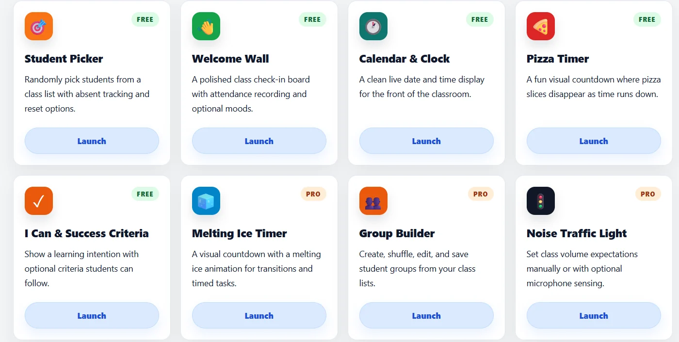 TGM Widgets example 1